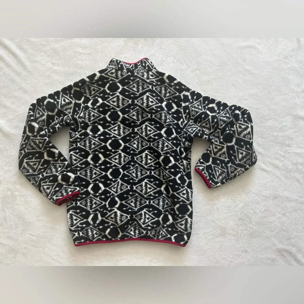 Patagonia Synchilla Snap-T Fleece Ikat Big Fish Pullover Women’s Small - Picture 6 of 8